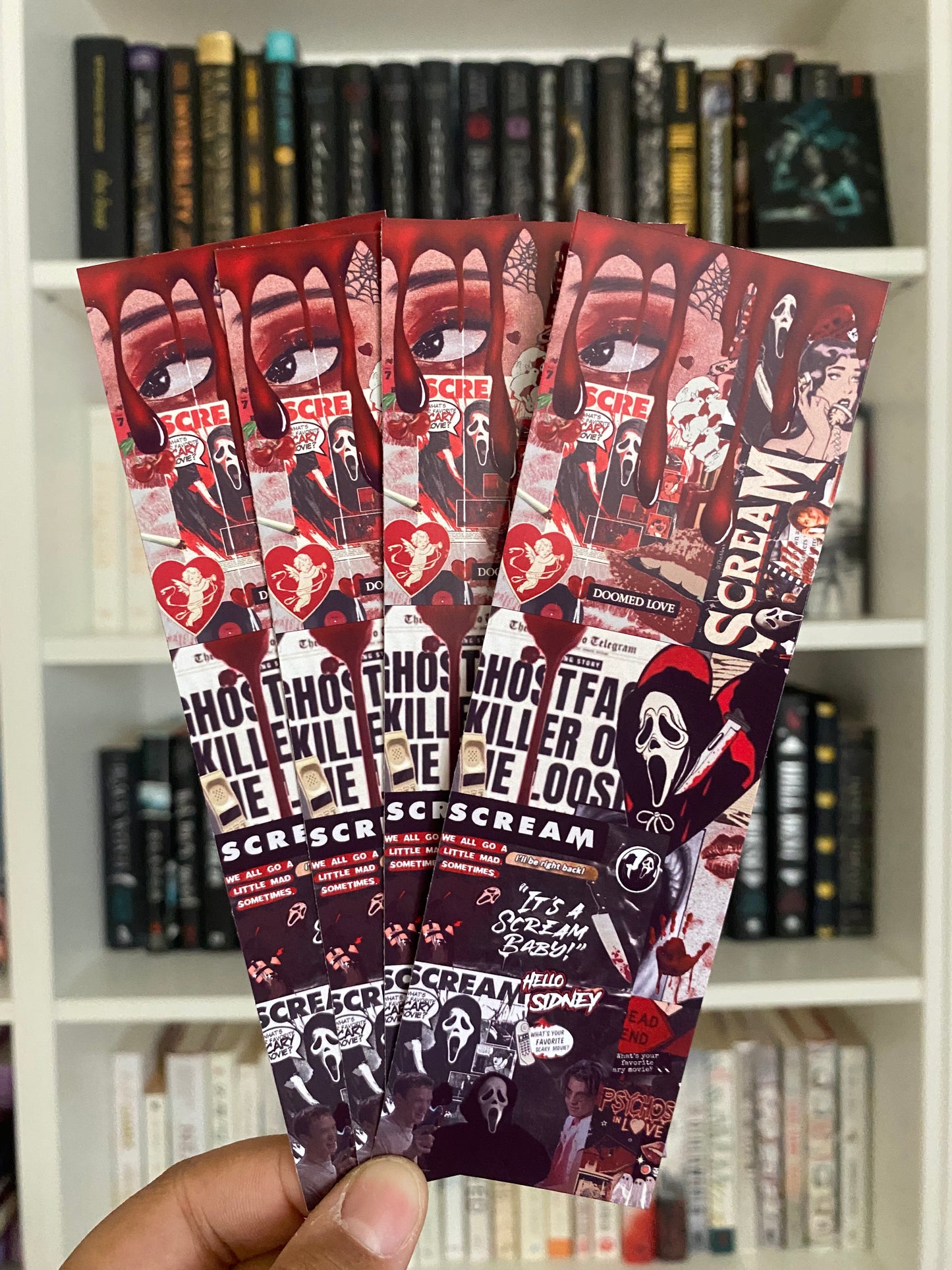 Scream Movie Inspired Bookmark