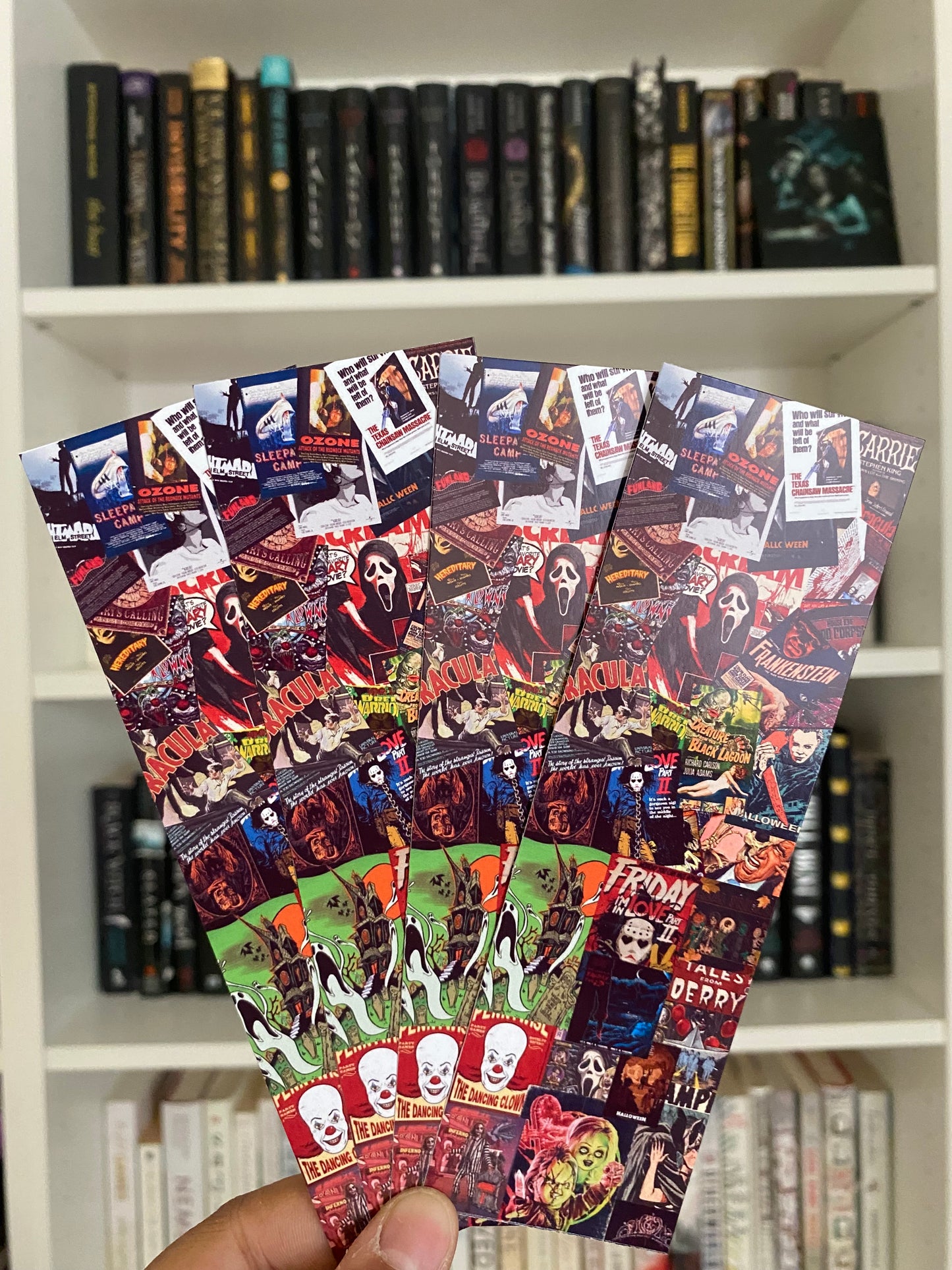 Vintage Horror Movie Bookmark
