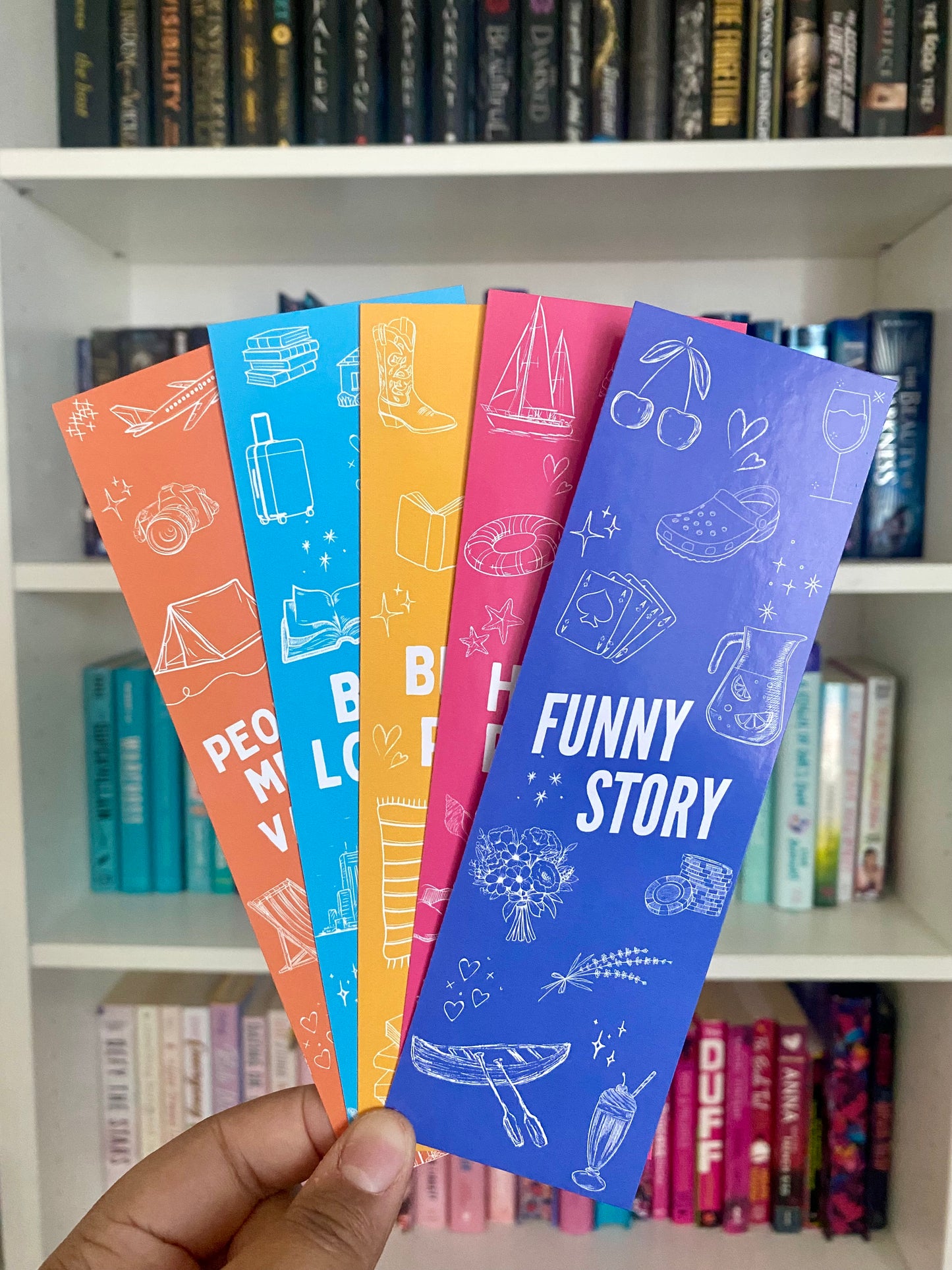 Emily Henry Collage Bookmarks
