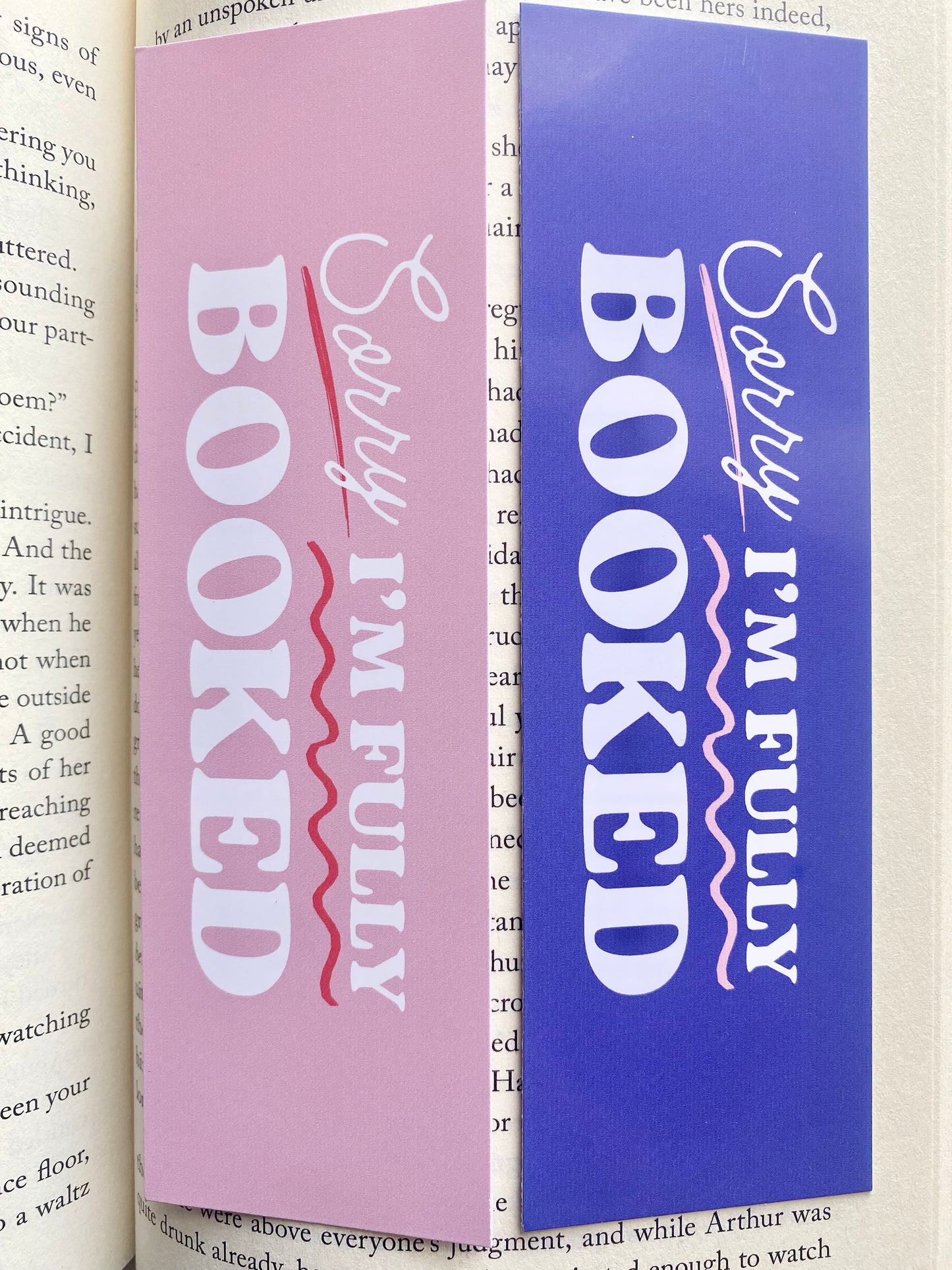Sorry, I'm Fully Booked Bookmark