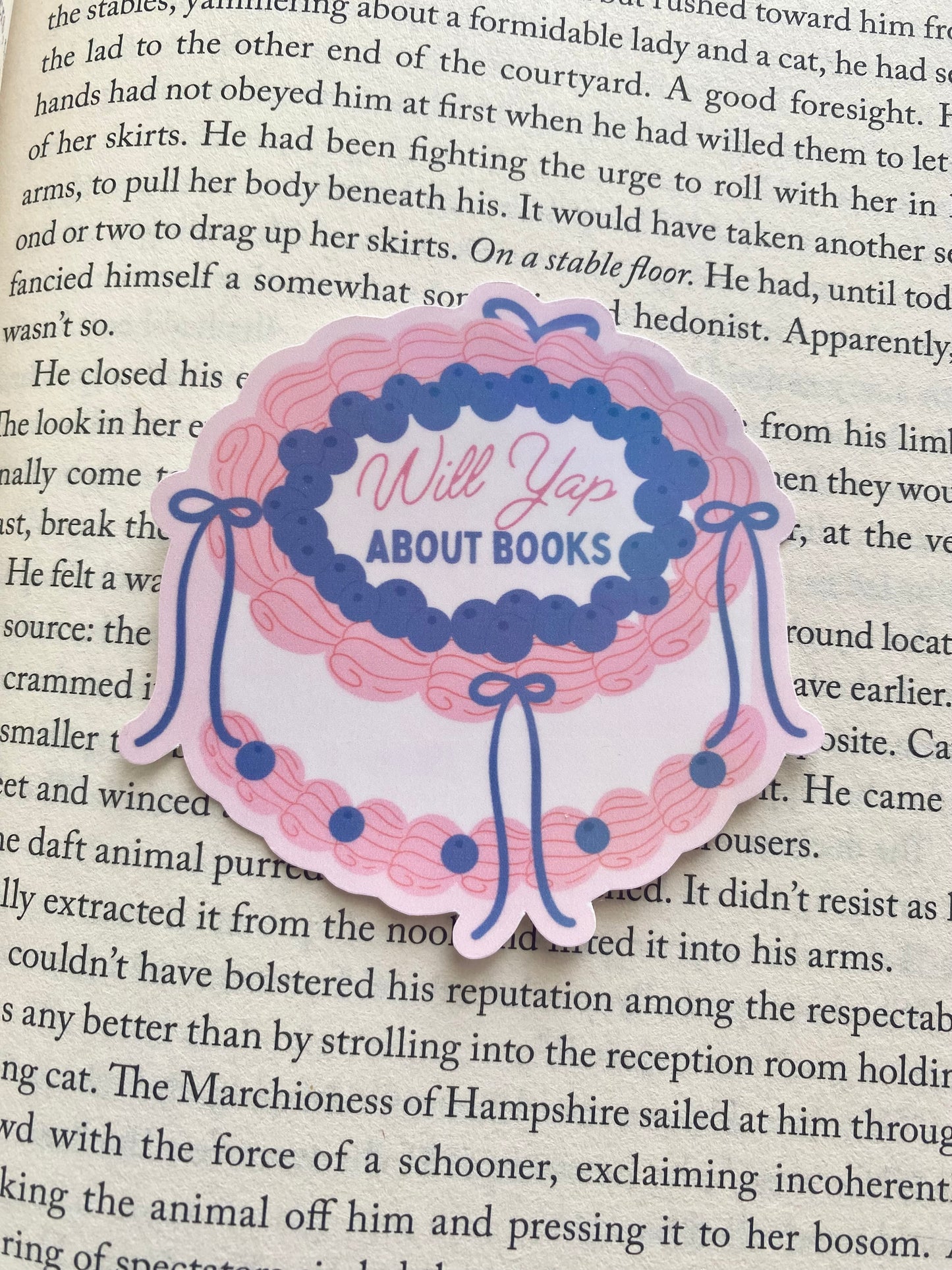 Will Yap About Books Sticker