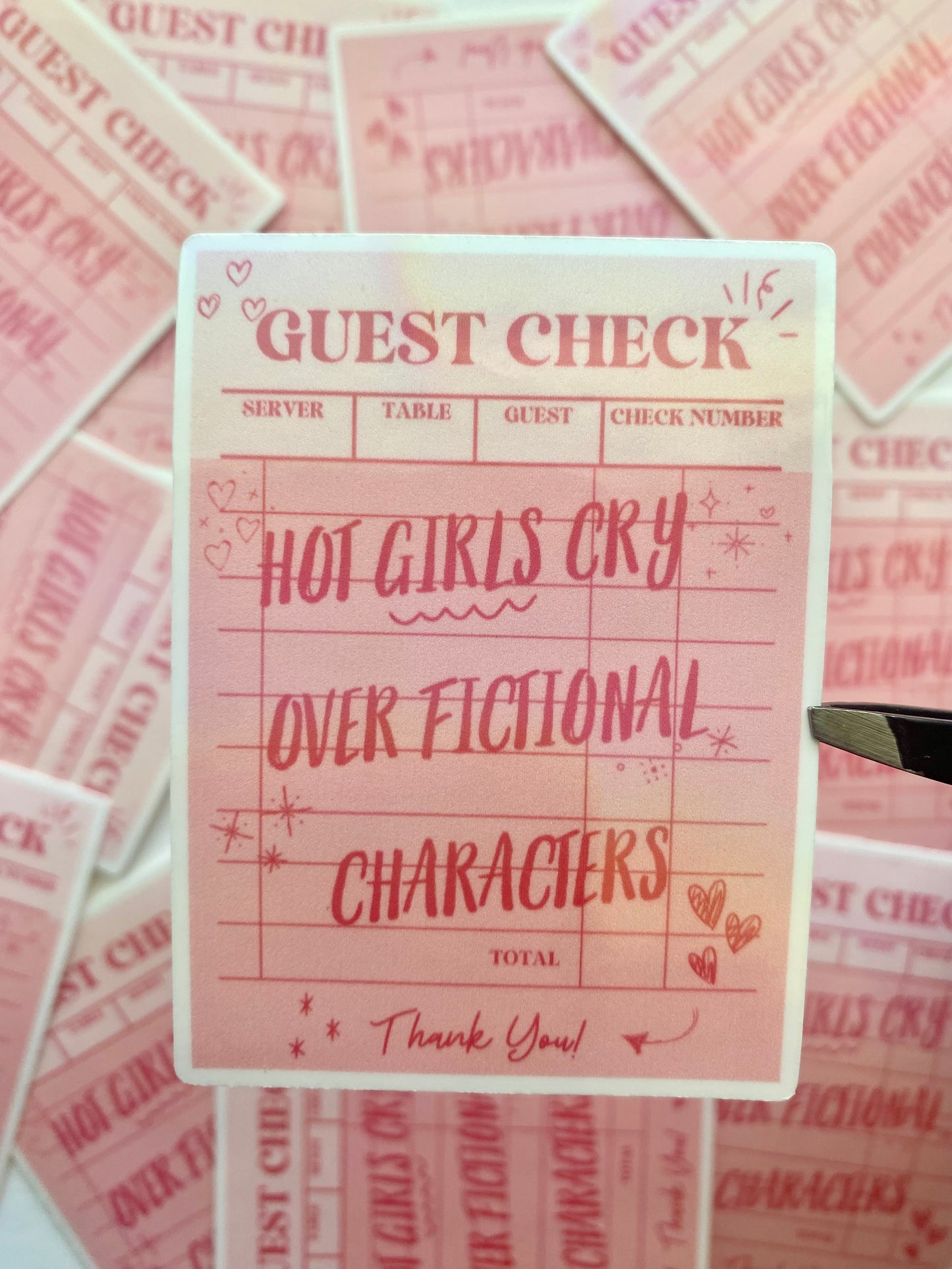 Hot Girls Cry Sticker