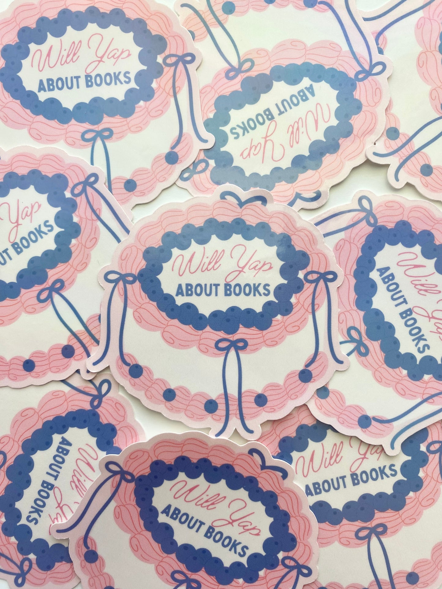 Will Yap About Books Sticker