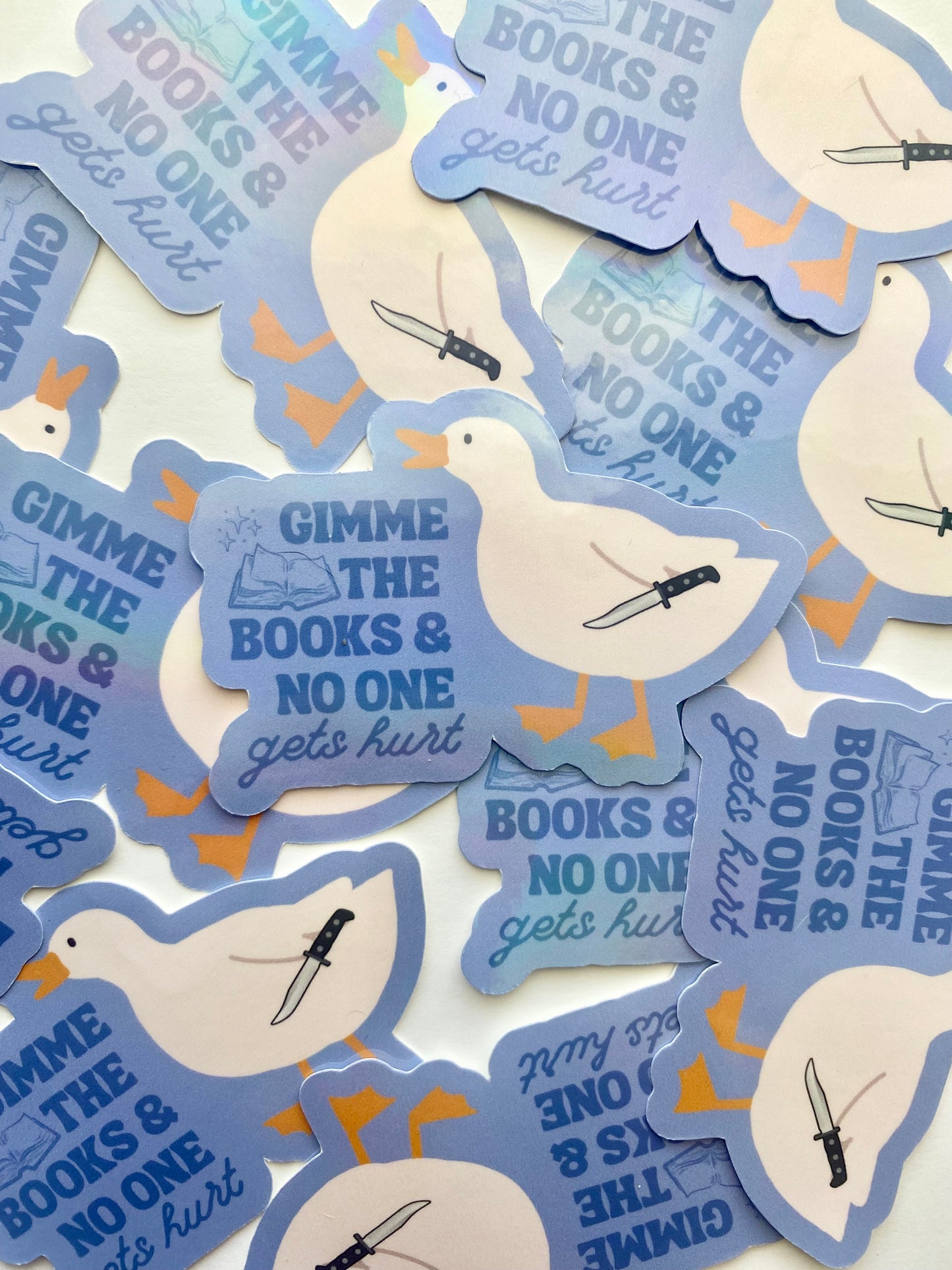 Gimme the Books Sticker