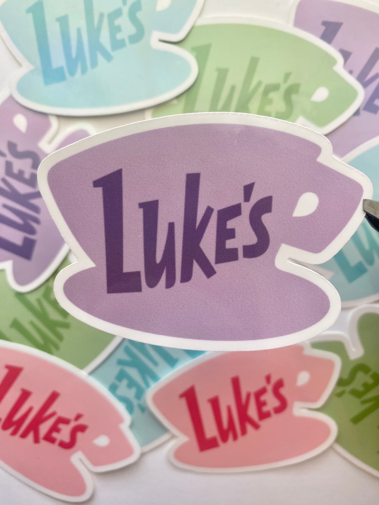Luke's Cup Sticker
