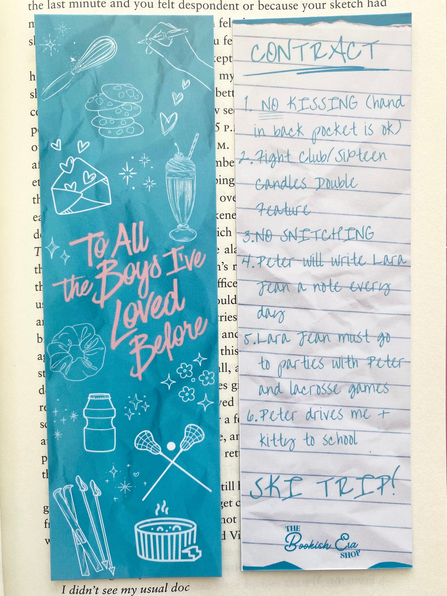 To All the Boys I've Loved Before Inspired Bookmark