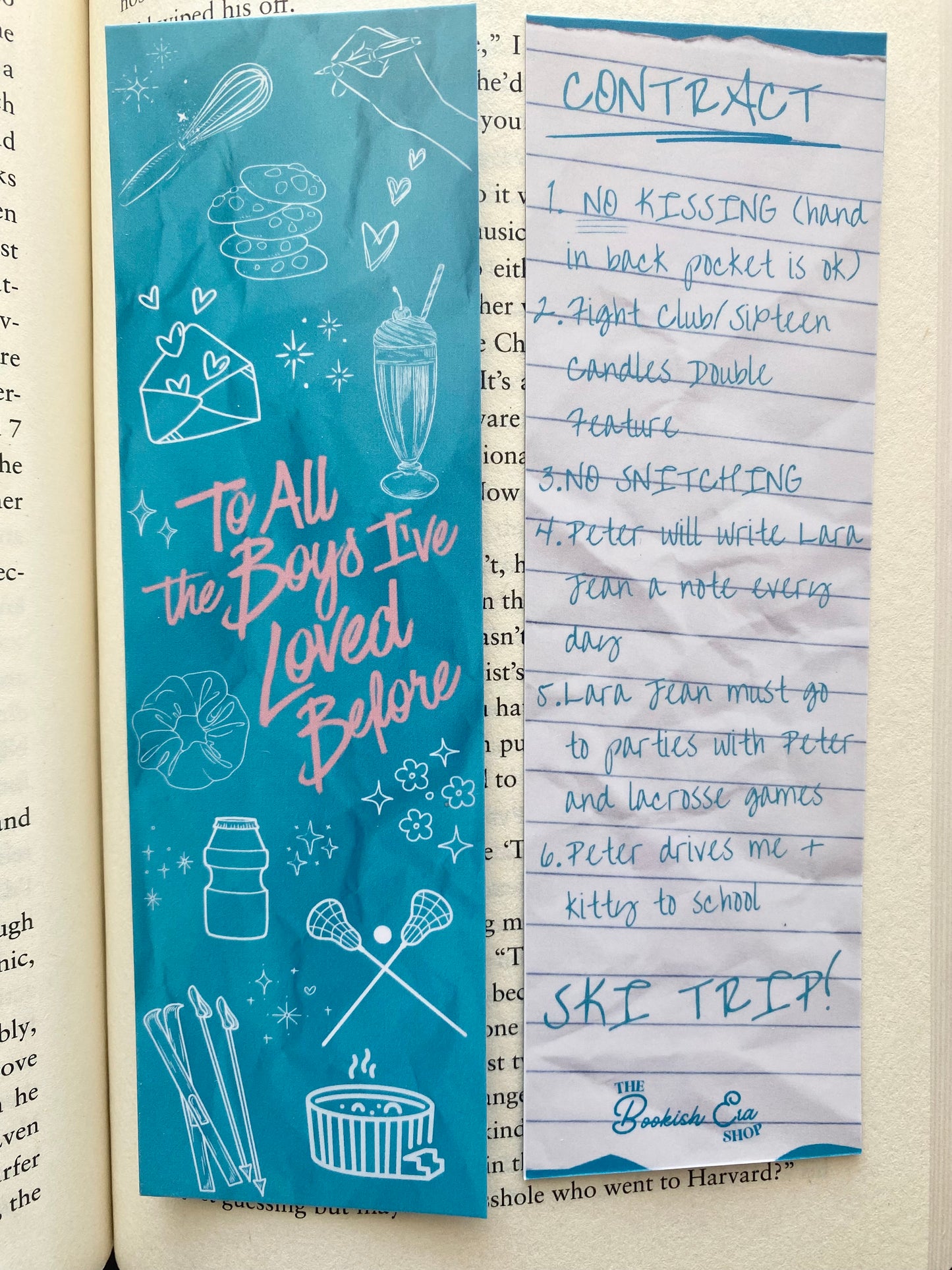 To All the Boys I've Loved Before Inspired Bookmark