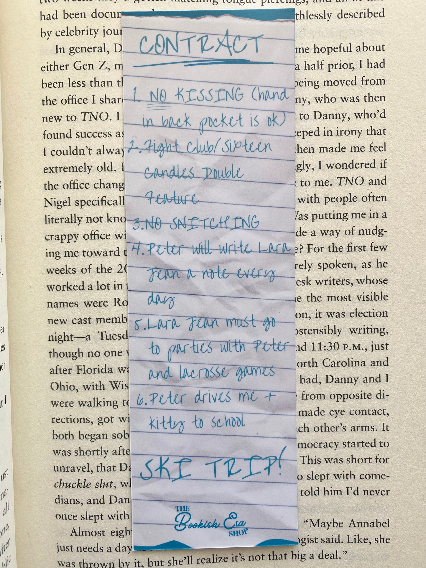 To All the Boys I've Loved Before Inspired Bookmark