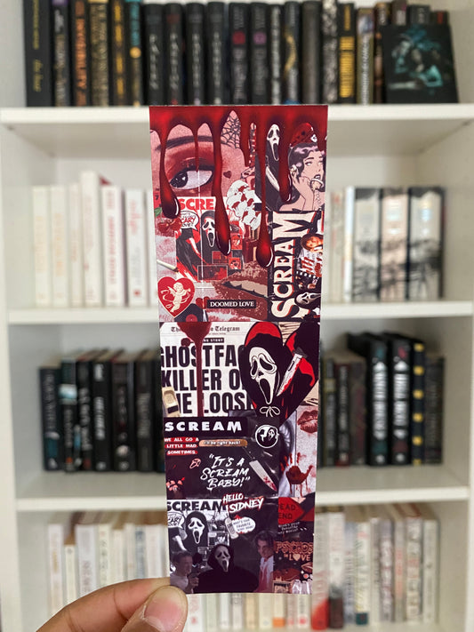 Scream Movie Inspired Bookmark