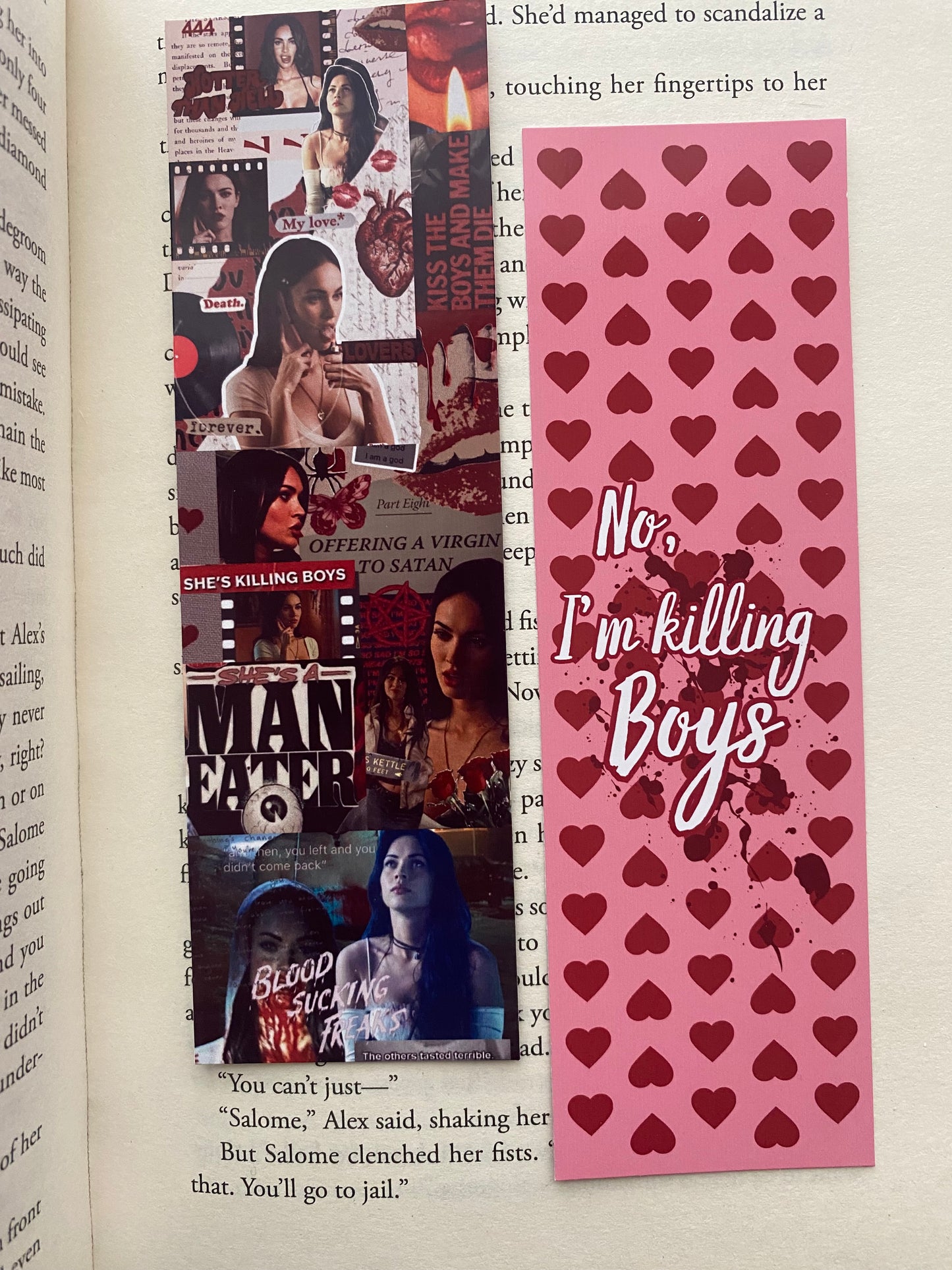 Jennifer's Body Inspired Bookmarks