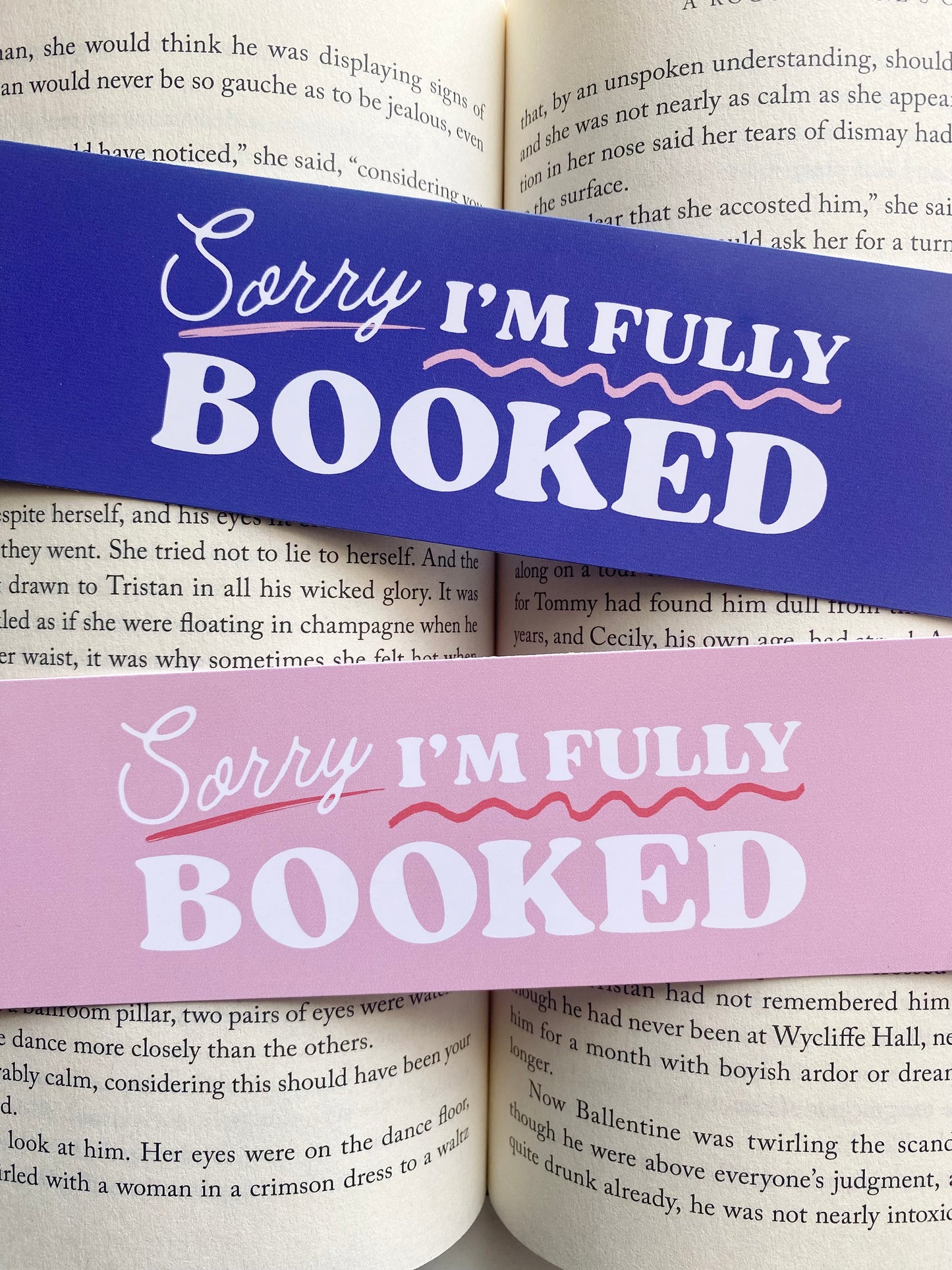 Sorry, I'm Fully Booked Bookmark