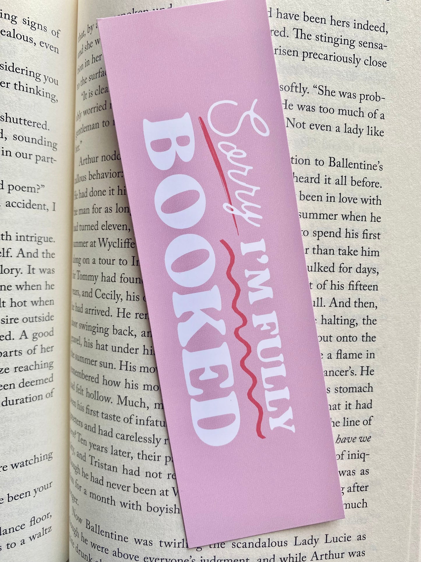 Sorry, I'm Fully Booked Bookmark
