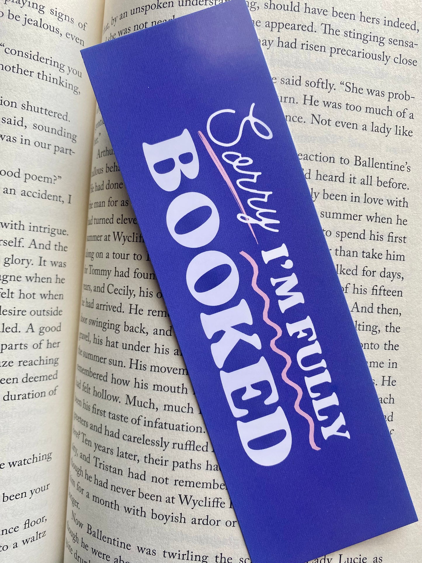 Sorry, I'm Fully Booked Bookmark