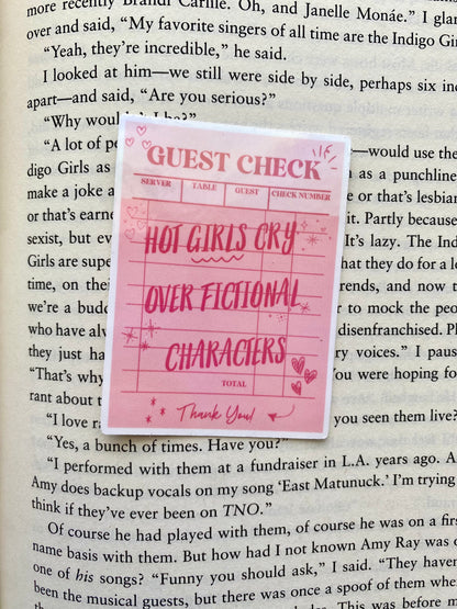Hot Girls Cry Sticker