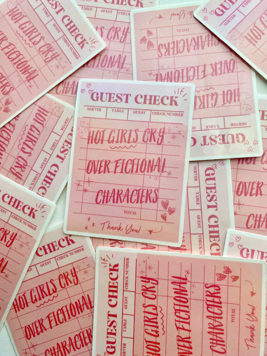 Hot Girls Cry Sticker