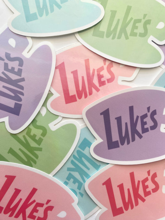 Luke's Cup Sticker