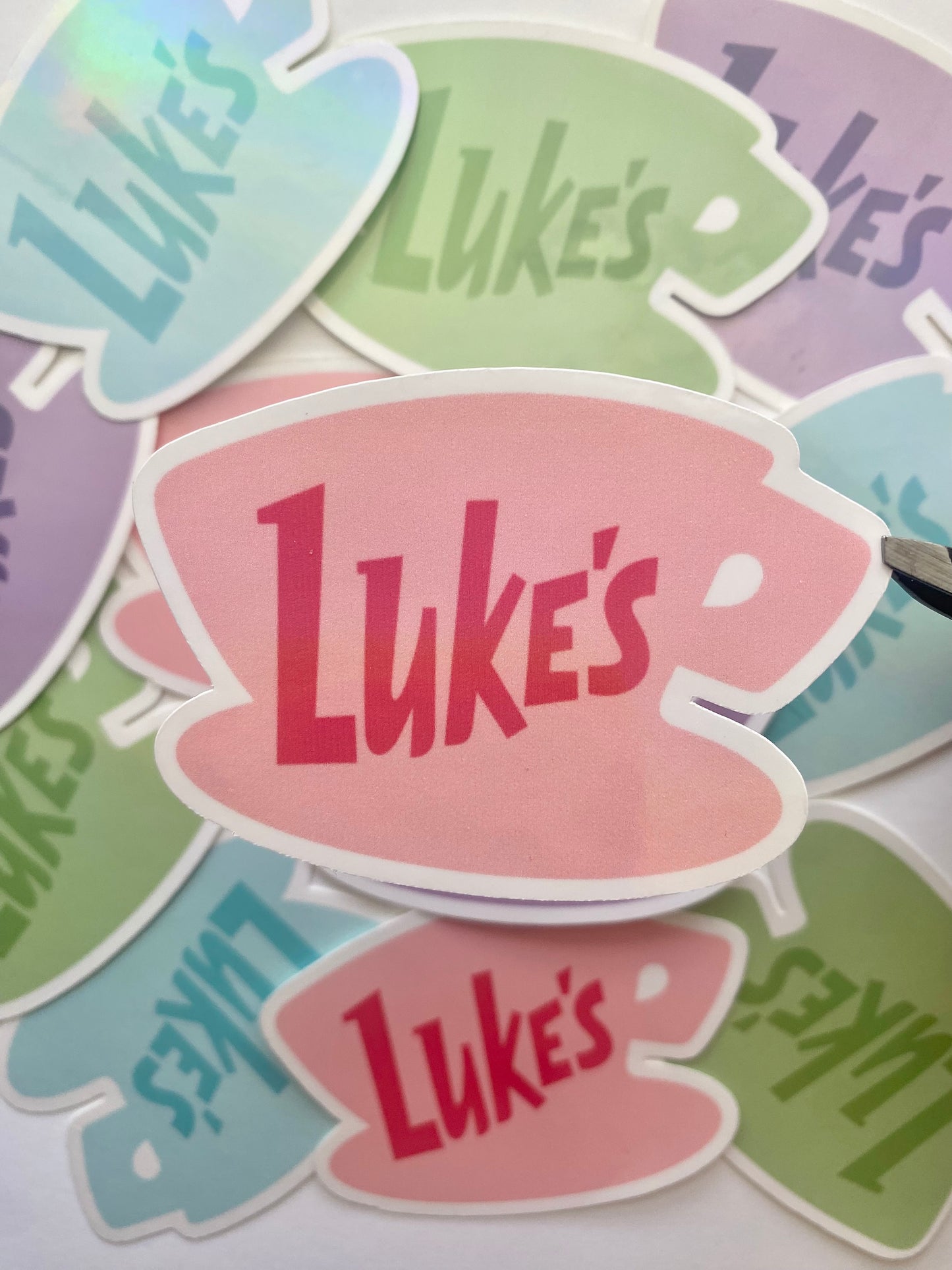 Luke's Cup Sticker
