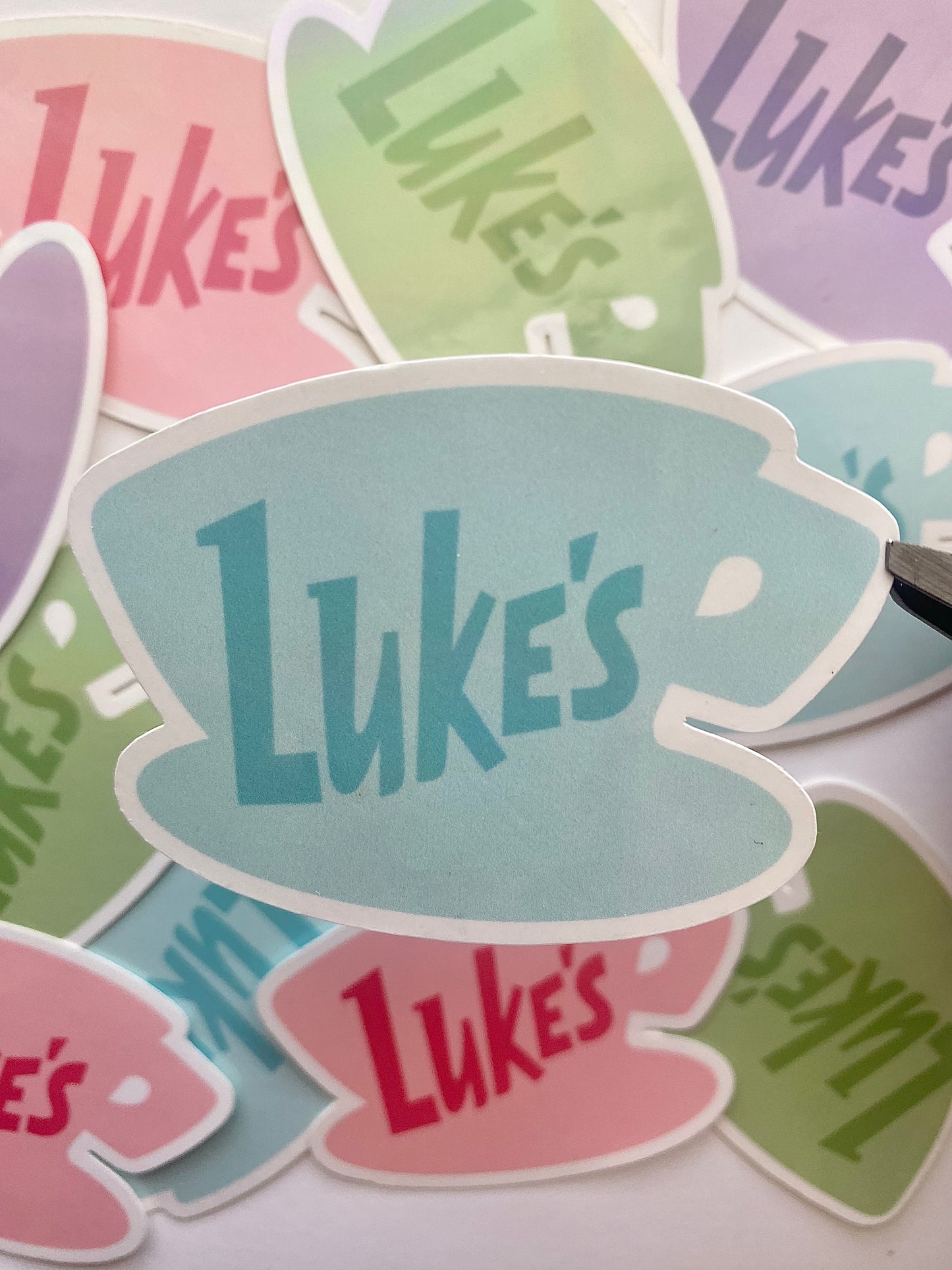 Luke's Cup Sticker