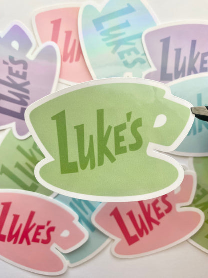 Luke's Cup Sticker