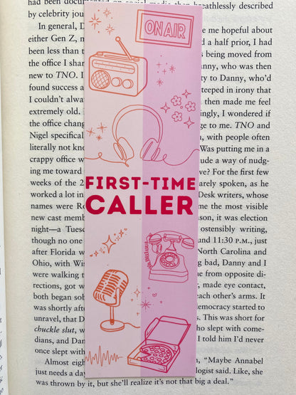 First Time Caller Inspired Bookmark