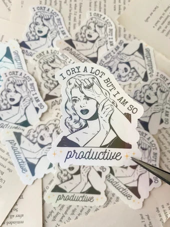 I Cry a Lot Sticker
