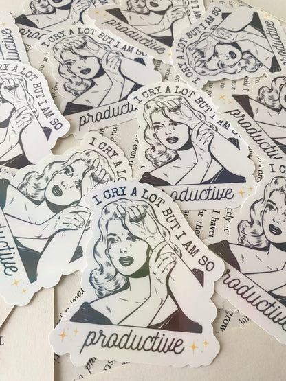 I Cry a Lot Sticker