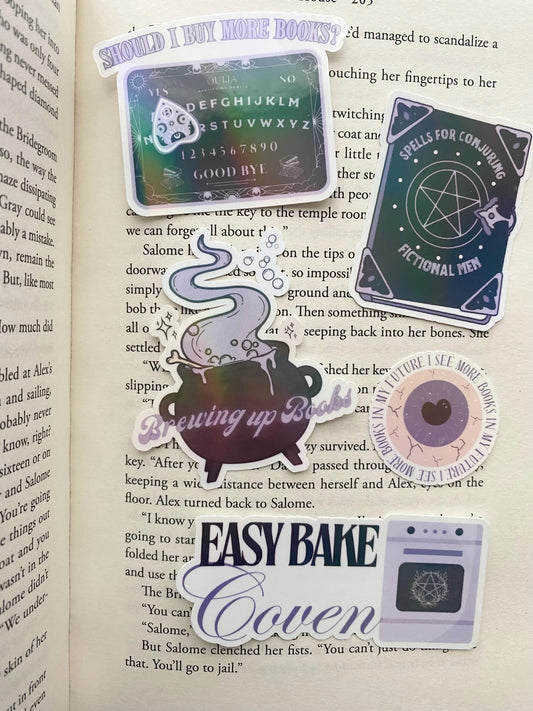 Witchy Bookish Sticker Collection
